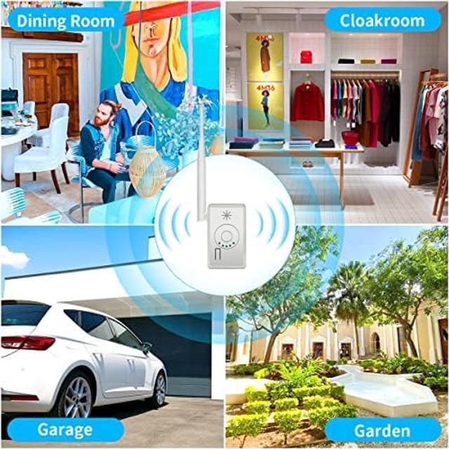 Alt view image 5 of 5 - [ONLY for WEILAILIFE Security Camera System] 2.4G Wireless Booster Repeater with Power Supply, WiFi Range Extender, Support Wireless Repeater/IPC Router Mode, White