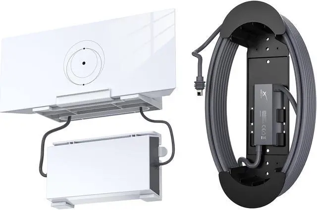 Main image of XLTTYWL Starlink V3 Mount, Starlink Gen 3 Router Wall Mount with Starlink Power Supply, Starlink Cable Caddy Mounting Kit for Starlink V3 Standard Dishy