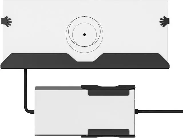 Main image of Metal Protective Wall Mount for Starlink Gen 3 Router Mount & StarLink V3 Power Supply Brackets Holder for Starlink V3 Mesh Router Wall Mount with Cable Management Space Saving