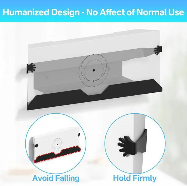 Alt view image 5 of 5 - Metal Protective Wall Mount for Starlink Gen 3 Router Mount & StarLink V3 Power Supply Brackets Holder for Starlink V3 Mesh Router Wall Mount with Cable Management Space Saving