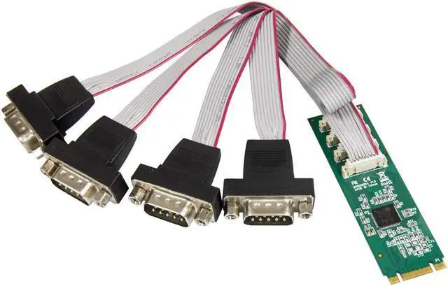 Main image of IO CREST 2 Port RS-232 DB9 Serial M.2 B+M Key Controller Card SY-PEX15066
