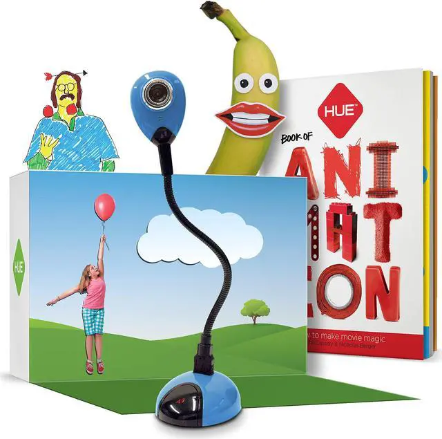 Alt view image 2 of 5 - HUE Animation Studio: Complete Stop Motion Kit (Camera, Software, Book) for Windows/macOS (Blue) with Carry Case