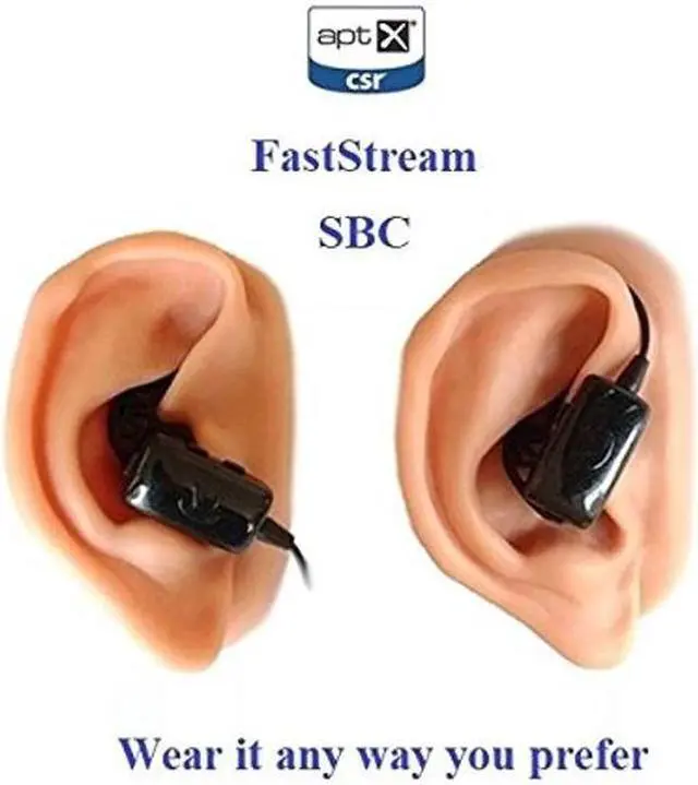 Alt view image 2 of 4 - KOKKIA Marathons_3codecs : Bluetooth Stereo Headset with 3 codecs (SBC, aptX, FastStream). Compatible with Bluetooth iPhones,iPads/iPods and Other Bluetooth Stereo Sources.