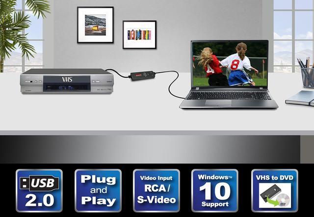 Alt view image 2 of 5 - Diamond Multimedia VC500 One Touch VHS to Digital File, DVD Converter with Easy to use Software, Convert, Edit and Save For Win7,8,10,11