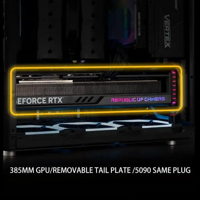 Alt view image 5 of 5 - Mechanic Master C34Plus Portable Desktop ATX Case with Aluminum Handle - 5-Slot Mode Switchable, 240mm AIO Compatibility (RAM Height 44mm), Fits Extra-Long GPUs (Moonlight Silver)