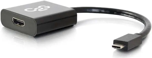 Main image of C2G USB Adapter, USB C to Display Port Adapter Converter, Black, Cables to Go 29474