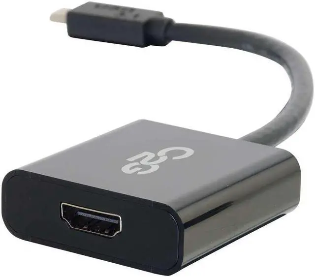Alt view image 3 of 5 - C2G USB Adapter, USB C to Display Port Adapter Converter, Black, Cables to Go 29474