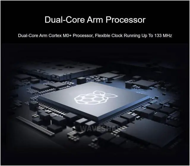 Alt view image 4 of 5 - waveshare RP2040 MCU Board with 1.28inch Round LCD 240×240 Pixels Colorful IPS Display, Based on Raspberry Pi RP2040, Dual-core Arm Processor, Onboard 6-axis IMU Sensor, USB-C Connector etc.