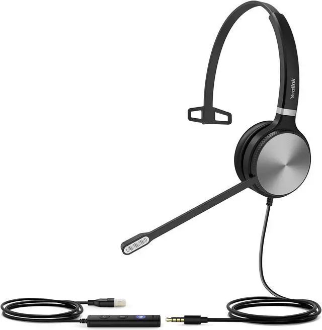 Main image of Yealink UH36 Series Headset, Wired Single-Ear | Teams Certified (UH36 Mono)