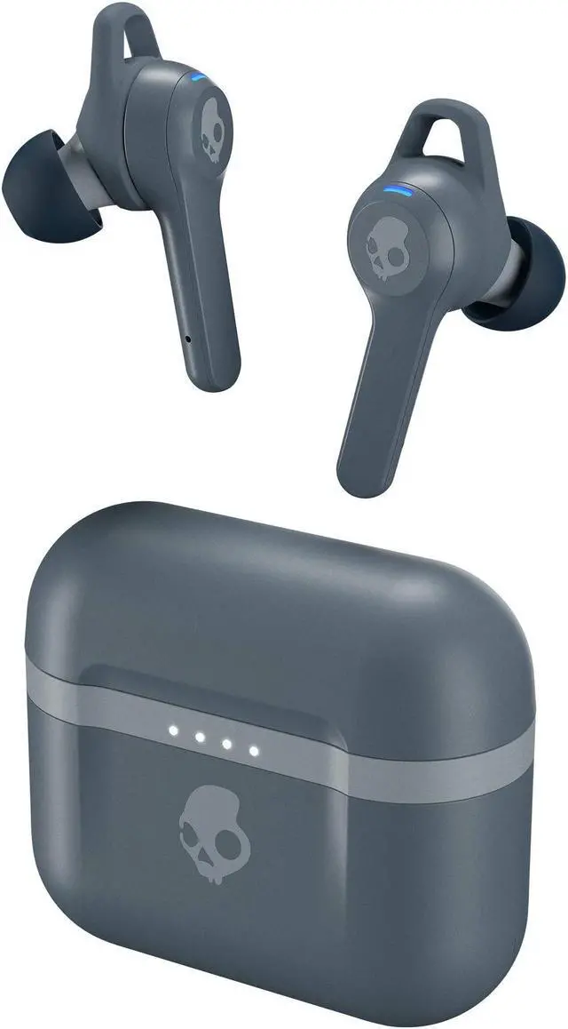Main image of Skullcandy Indy Evo In-Ear Wireless Earbuds, 30 Hr Battery, Microphone, Works with iPhone Android and Bluetooth Devices - Grey