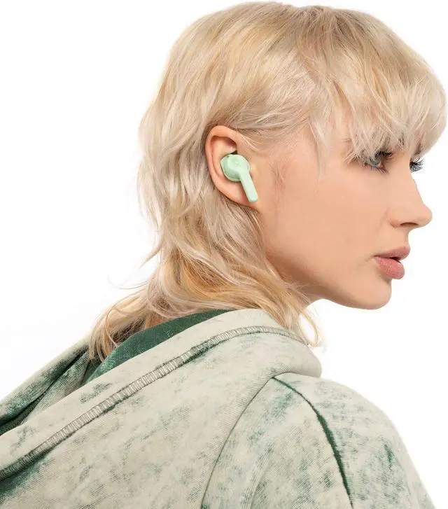 Alt view image 5 of 5 - Skullcandy Indy Evo In-Ear Wireless Earbuds, 30 Hr Battery, Microphone, Works with iPhone Android and Bluetooth Devices - Grey
