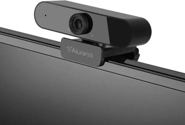 Alt view image 2 of 5 - Aluratek HD 1080P Video Webcam (AWC03F) Full HD Webcam with Built-in Microphone, Autofocus, and Adjustable Clip Perfect for Streaming, Video Calls, and Online Meetings Video and Audio