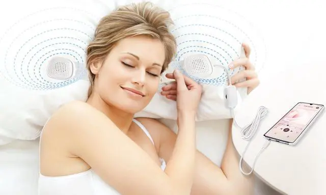 Alt view image 2 of 5 - Sound Oasis Sleep Therapy Pillow Speakers with Holder PSH-101