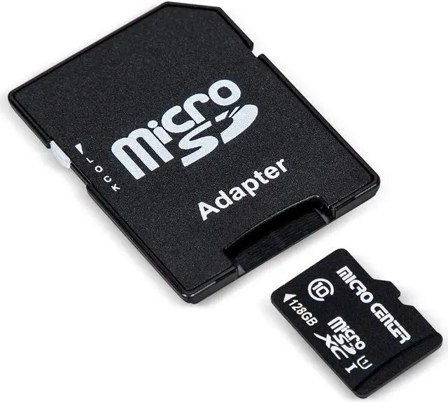 Alt view image 2 of 5 - INLAND Micro Center 128GB Class 10 MicroSDXC Flash Memory Card with Adapter for Mobile Device Storage Phone, Tablet, Drone & Full HD Video Recording - 80MB/s UHS-I, C10, U1 (2 Pack)