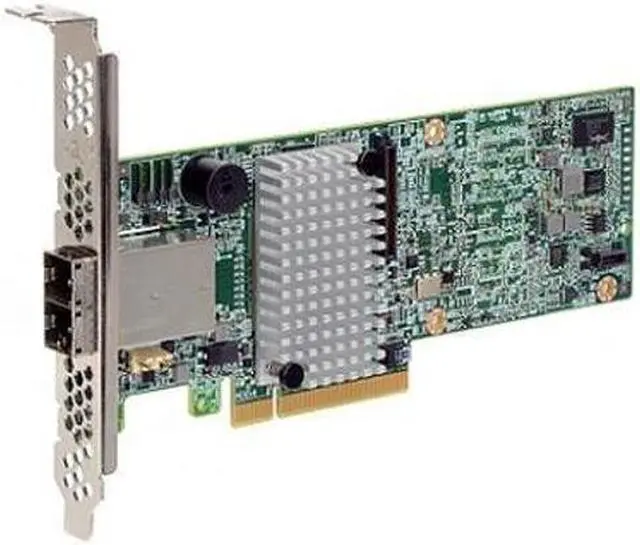 Main image of LSI MegaRAID SAS 9380-8e / 12Gb/s SAS - PCI Express 3.0 x8 - Plug-in Card - RAID Supported - 0, 1, 5, 6, 10, 50, 60 RAID Level - 8 SAS Port(s) / LSI00438 /