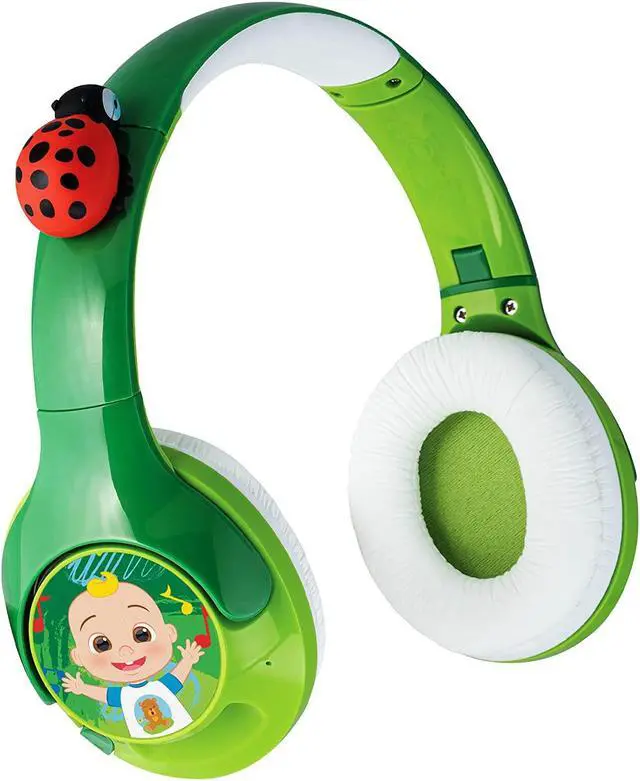 Main image of eKids Cocomelon Bluetooth Headphones for Kids, Wireless Headphones with Rechargeable Battery and USB-C Charging Cable Included