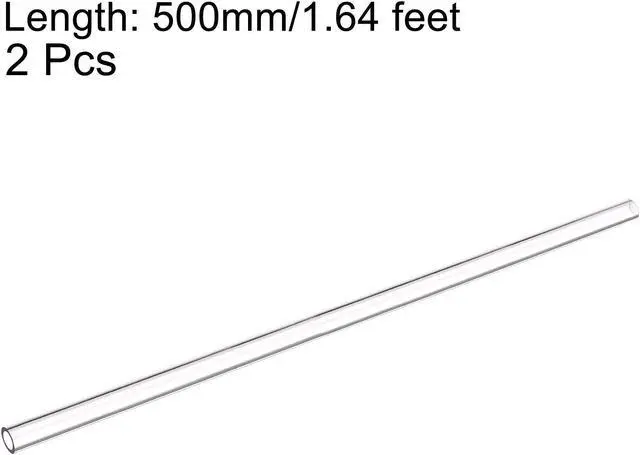 Alt view image 2 of 5 - uxcell PETG Tubing Hard Tube 12mm ID, 16mm OD, 0.5m/20inch Length, Clear for PC Water-cooling System 2pcs