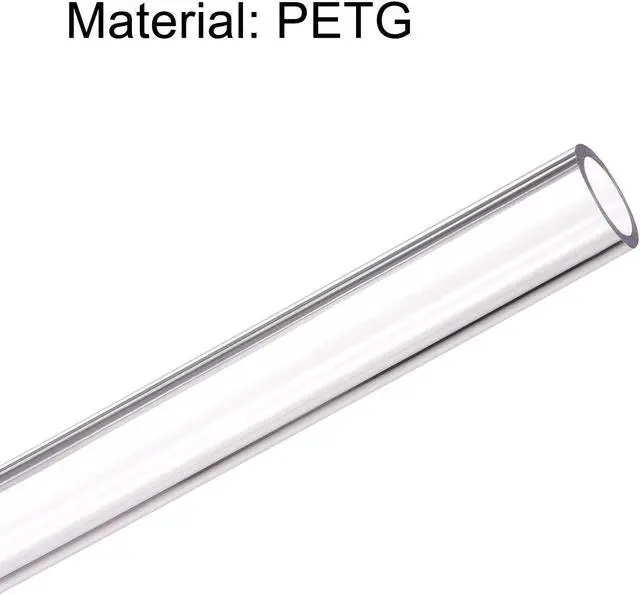 Alt view image 4 of 5 - uxcell PETG Tubing Hard Tube 12mm ID, 16mm OD, 0.5m/20inch Length, Clear for PC Water-cooling System 2pcs