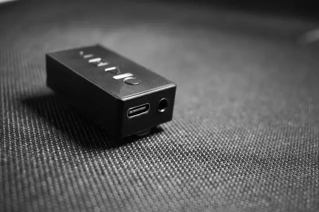Alt view image 4 of 5 - Periodic Audio Neon Bluetooth 5.2 Amplified Receiver for Wired Headphones, Professional Condenser Microphone for phonecalls, AAC, AptX, Single Press Switch Between Two Sources
