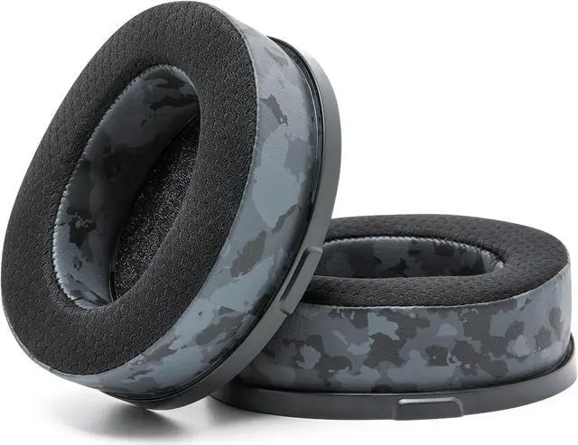 Alt view image 5 of 5 - WC Freeze Penrose - Hybrid Fabric Cooling Gel Replacement Earpads for Audeze Penrose & Mobius, Made by Wicked Cushions, Improved Durability, Thickness and Sound Isolation | Black Camo