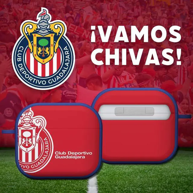 Alt view image 2 of 5 - AFFINITY BANDS Chivas de Guadalajara HDX Case Cover Compatible with Apple AirPods Gen 3 (Classic)