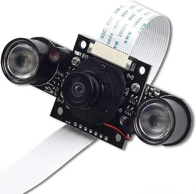 Alt view image 2 of 5 - Arducam Day-Night Vision for Raspberry Pi Camera, Automatic IR-Cut Switching All-Day Image All-Model Support, IR LED for Low Light and Night Vision, M12 Lens Interchangeable, OV5647 5MP 1080P