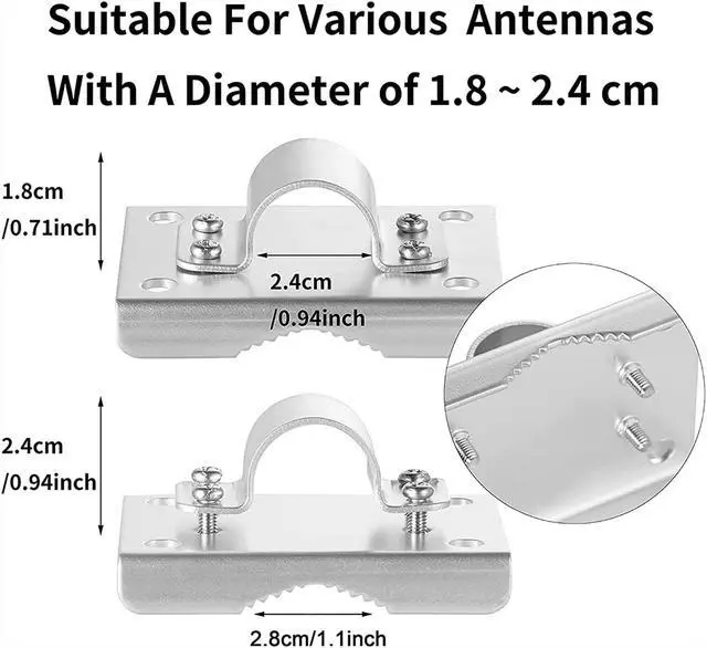Alt view image 3 of 5 - Lora 915mhz Antenna 5.8dbi Long Range Antenna with 10ft Cable for Helium Hotspot Nebra Bobcat 300 SenseCAP M1 Hotspot Finestra HNT Miner& Meshtastic LORA32 915MHz ESP32 LoRa OLED Board