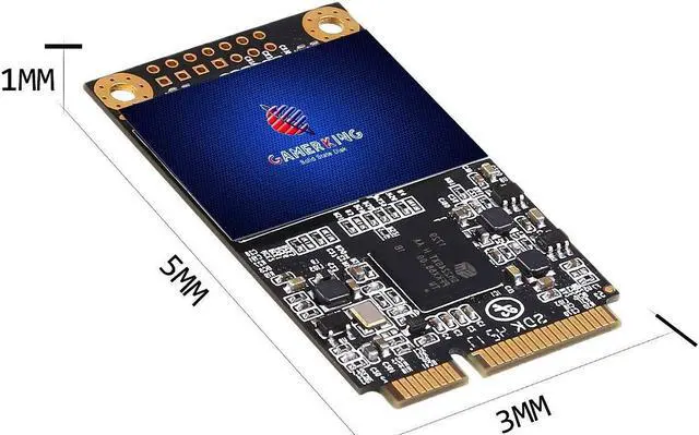 Alt view image 2 of 5 - GAMERKING SSD msata 240GB Internal Solid State Drive High Performance Hard Drive for Desktop Laptop SATA3 6Gb/s Mini PC (240GB, MSATA)