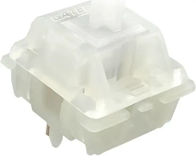 Alt view image 2 of 5 - kutethy Gateron Switches Milky White Mechanical Keyboard Yellow 5pins for All MX Mechanical Keyboard(108 Pcs, White)