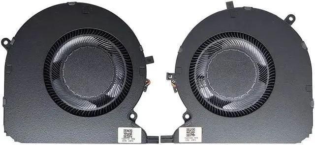 Alt view image 2 of 3 - HUANMEFANG Replacement New Laptop CPU and GPU Cooling Fan for Razer Blade 14 RZ09-0370 RZ09-0370CEA3 RZ09-0368 P/N FNNK DFS5K123043635 FNNL DFS5K121144645 DC 5V 0.5A Fan