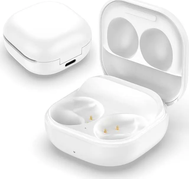 Main image of Wired Charging Case Compatible with Samsung Galaxy Buds 2(SM-R177), Replacement Charger Case Dock Station for Galaxy Buds 2 Bluetooth Earbuds (White)