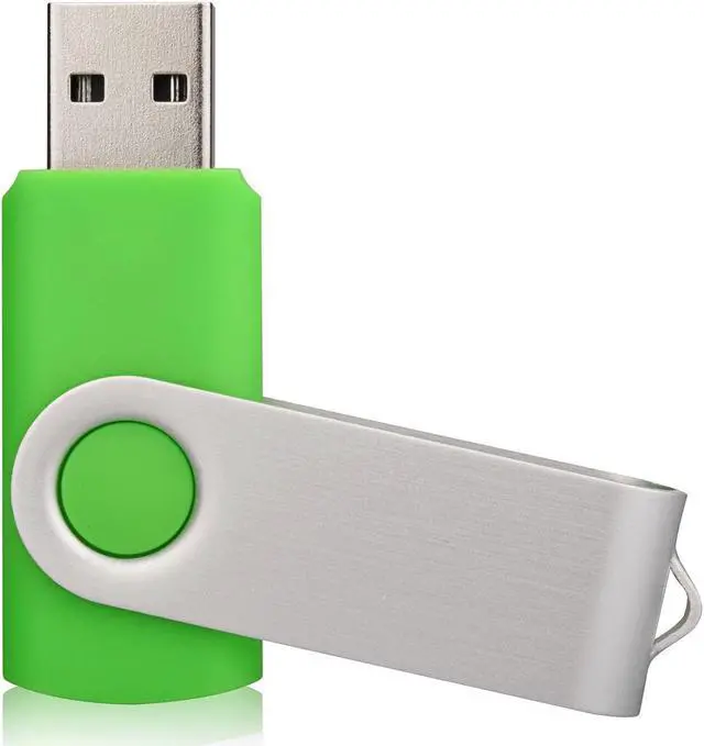 Alt view image 3 of 4 - KALSAN 10 Pack 8GB USB Flash Drive 2.0 Memory Stick - Green