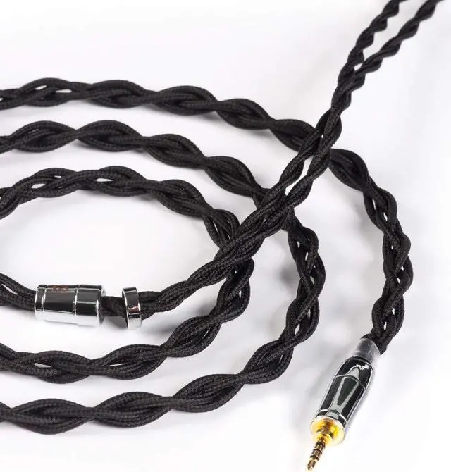 Alt view image 5 of 5 - 4 Core QDC Earphone Cable-KBEAR [Smooth] Upgrade Cable, 5N UPOCC Singel Crystal Copper Cable, IEM Detachable Cable with2.5mm Plug, Suit for ZS10-PRO AS16 ASF EDX EDXPRO AST DQ6 (QDC, 2.5Black)
