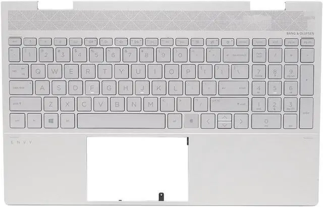 Main image of New Palmrest for HP Envy 15.6" 15-ED 15M-ED 15M-ED0013DX 15-ED1055WM TPN-C149 Upper Case with Backlit Keyboard L93226-001 L93227-001 L97270-001