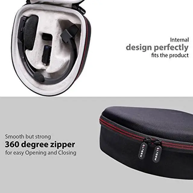 Alt view image 5 of 5 - LTGEM Hard Case for BlueParrott B450-XT/B350-XT/S650-XT/B550-XT Noise Cancelling Bluetooth Headset