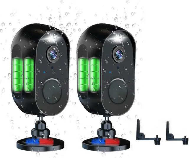 Main image of LETSCEE Cameras for Home Security Outdoor Indoor,Security Cameras Wireless Outdoor Battery Rechargeable Wifi,2K Night Vision, Motion Detection,No month fee SD card/Cloud storage,Weather proof