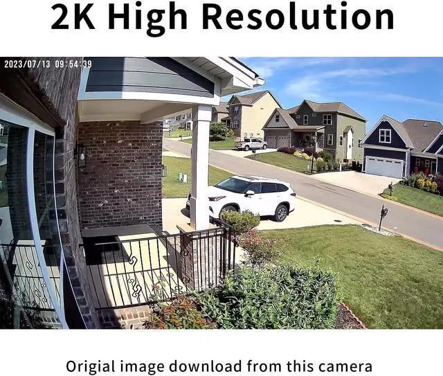 Alt view image 5 of 5 - LETSCEE Cameras for Home Security Outdoor Indoor,Security Cameras Wireless Outdoor Battery Rechargeable Wifi,2K Night Vision, Motion Detection,No month fee SD card/Cloud storage,Weather proof