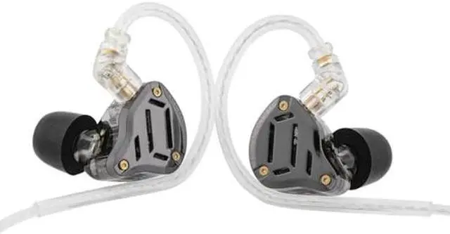 Alt view image 3 of 5 - Linsoul KZ ZS10 PRO 2 In Ear Monitor IEM, 1DD+4BA Hybrid Wired Earbuds, with 4-Level Tuning Switch, 3-Way Crossover Gaming Earbuds, Silver-plated IEM Cable for Musician Audiophile (Black, Without Mic)