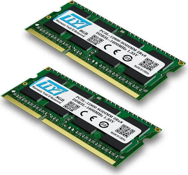 Alt view image 2 of 5 - LIYI 2X4GB (PC3L-10600) DDR3L 1333MHz 8GB RAM SODIMM 2Rx8 1.35V 204Pin CL9 Non-ECC KIT Laptop Memory Module Unbuffered Upgrade for Laptop/Notebook Computer