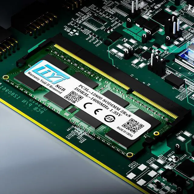 Alt view image 3 of 5 - LIYI 2X4GB (PC3L-10600) DDR3L 1333MHz 8GB RAM SODIMM 2Rx8 1.35V 204Pin CL9 Non-ECC KIT Laptop Memory Module Unbuffered Upgrade for Laptop/Notebook Computer