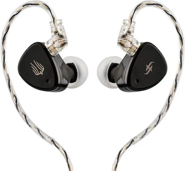 Alt view image 4 of 5 - Linsoul SIMGOT EM6L 1DD + 4BA Hybrid Driver in-Ear Monitor + Kiwi Ears Flex Earbud Tips 3 Pairs, S/M/L Size