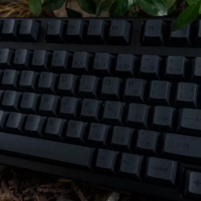 Alt view image 3 of 5 - PBT Japanese Gray Keycaps 144 Keys Cherry Profile DYE-Sub Custom Minimalist Keycaps for 60% 65% 70% 75% Cherry Gateron MX Switches Mechanical Keyboards