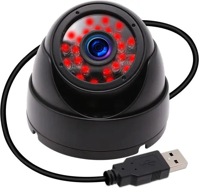 Main image of MMlove 2MP USB Dome Camera 1080P 30FPS Waterproof 3.6mm Wide Angle Night Vision Camera with IR Cut & IR LED H.264 USB Surveillance Security Camera Plug&Play Outdoor Indoor Metal Housing PC Webcam