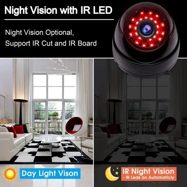 Alt view image 2 of 5 - MMlove 2MP USB Dome Camera 1080P 30FPS Waterproof 3.6mm Wide Angle Night Vision Camera with IR Cut & IR LED H.264 USB Surveillance Security Camera Plug&Play Outdoor Indoor Metal Housing PC Webcam