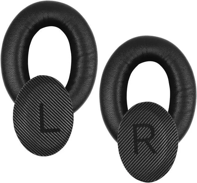 Alt view image 2 of 5 - MOLGRIA Lambskin Ear Pads Cushion, Replacement Sheepskin Earpads for Bose Quiet Comfort QC 35 II QC35 QC35ii QC15 QC25 QC2 AE2 SoundLink SoundTrue Headphones(Black)
