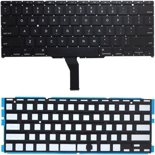 Alt view image 2 of 5 - Padarsey New Laptop Black US Backlit Backlight Keyboard Compatible for MacBook Air A1370 A1465 11-Inch 2011 2012 2013 2014 2015 MD711 MD712 MD223 MD224 MC968 MC969 with 80 PCE Screws+Screwdriver