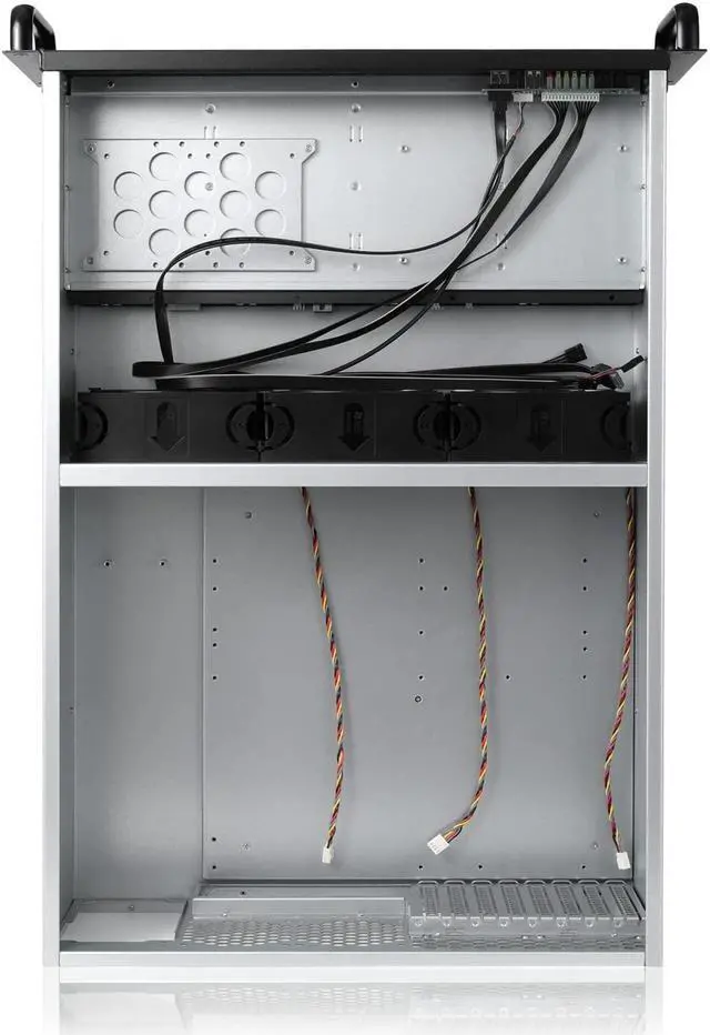 Alt view image 5 of 5 - RackChoice 4U Rackmount Server Chassis 8-Bay 12Gbps Hot-Swappable SATA/SAS, EATX/ATX Compatible, Alloy Steel, Black, Ideal for Data Centers & SMBs