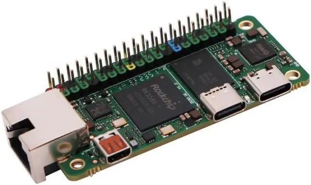 Alt view image 3 of 5 - Radxa Zero 3E RK3566 4-core CPU SBC, GPU, NPU, HDMI with 1080P Output, and Gigabit Ethernet Single Board Computer (Radxa Zero 3E 4GB with GPIO)