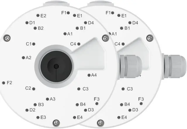 Main image of Reolink Junction Box D20 (2 Pack) for Reolink Dome Cameras - RLC-520A, RLC-820A, RLC-823A, RLC-842A, RLC-1224A, E1 Outdoor PoE/Pro, RLC-823A 16X, RLC-843A