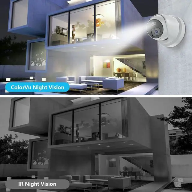 Alt view image 5 of 5 - DS-2CD2387G2-LU 8MP 4K ColorVu AI PoE IP Camera Outdoor Fixed Turret Network Camera Security Camera with Human and Vehicle Detection Bundle with DS-1280ZJ-PT6 Water-Proof Junction Box Mount Bracket